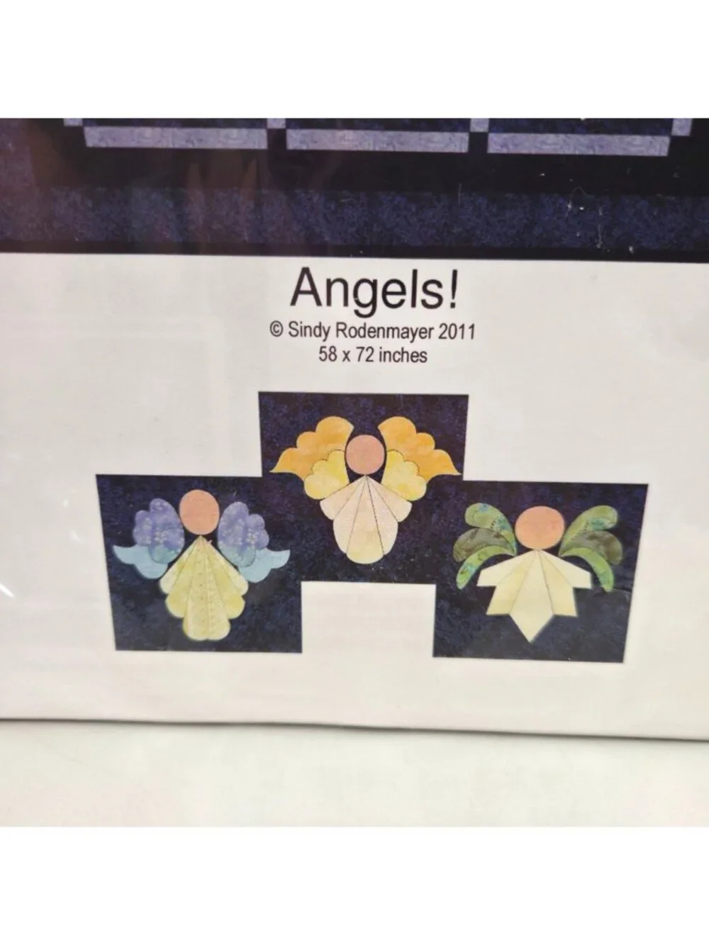 Angels Quilt Pattern By Sindy Rodenmayer 58x72 Inches Fused Applique Templates